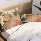 Woman With Flowers 2 Pillow Sham Gallery Image 2