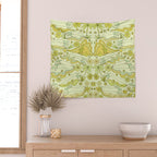 born to wander // retro surf art by surfy birdy Wall Tapestry Gallery Image 2