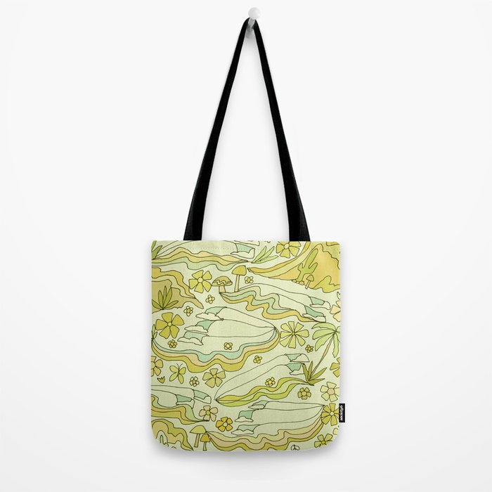born to wander // retro surf art by surfy birdy Tote Bag Gallery Image 2