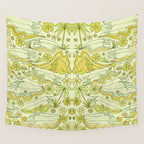 born to wander // retro surf art by surfy birdy Wall Tapestry Gallery Image 4
