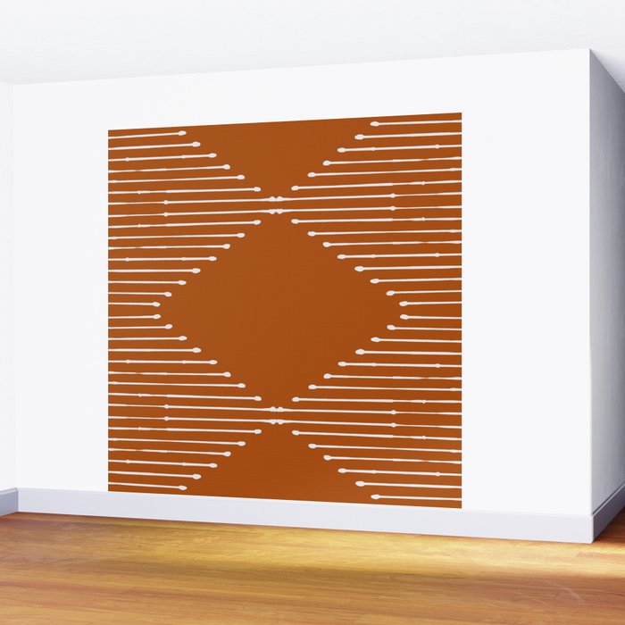 Geo (Rust) Wall Mural Gallery Image 2