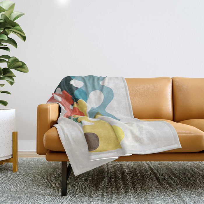 Ghost and mirage Throw Blanket Gallery Image 1