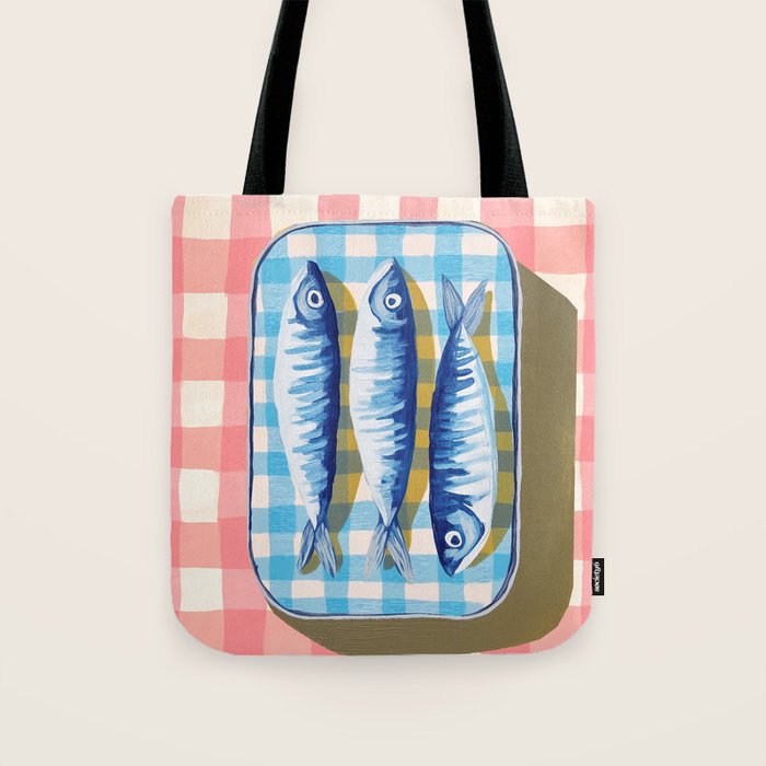 Sardine Picnic Tote Bag Gallery Image 1