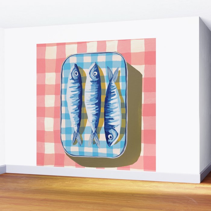 Sardine Picnic Wall Mural Gallery Image 2