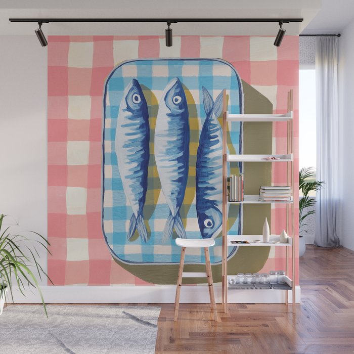 Sardine Picnic Wall Mural Gallery Image 1