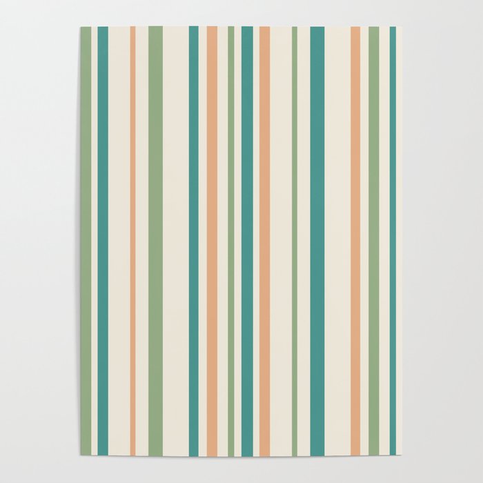 Classic Stripes XXVI - Natural Boho Poster Gallery Image 4