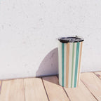 Classic Stripes XXVI - Natural Boho Travel Mug Gallery Image 4