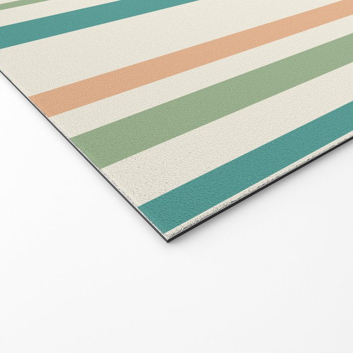 Classic Stripes XXVI - Natural Boho Welcome Mat Gallery Image 2