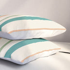 Classic Stripes XXVI - Natural Boho Pillow Sham Gallery Image 3