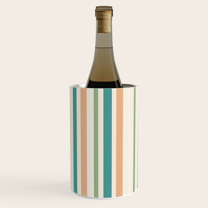 Classic Stripes XXVI - Natural Boho Wine Chiller Gallery Image 1