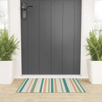 Classic Stripes XXVI - Natural Boho Welcome Mat Gallery Image 3