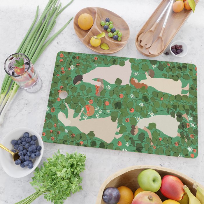 Tomato Girl Summer Part 2 Cutting Board Gallery Image 2