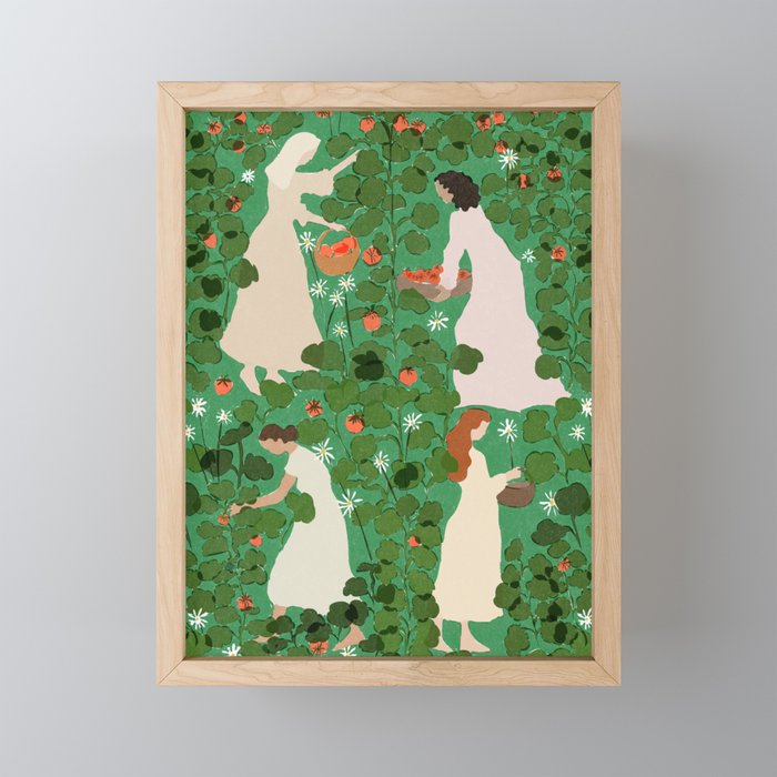 Tomato Girl Summer Part 2 Mini Art Print Gallery Image 1