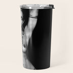 Jazz Age Josephine Baker in Folies Bergère Bananas Costume black and white photography Travel Mug Gallery Image 2