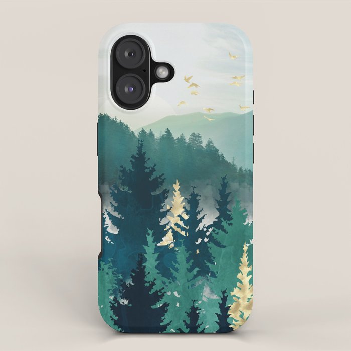 Blue Forest Mist iPhone Case Gallery Image 1
