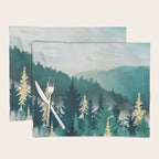 Blue Forest Mist Placemat Gallery Image 1