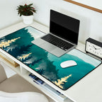 Blue Forest Mist Desk Mat Gallery Image 2