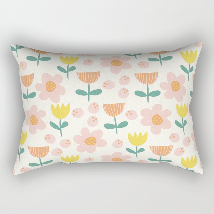 Gabriellaâs Garden Rectangular Pillow Gallery Image 2
