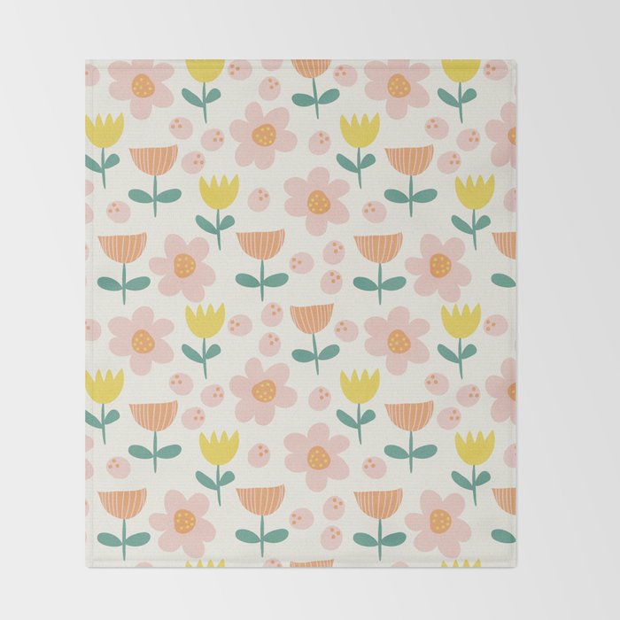 Gabriellaâs Garden Throw Blanket Gallery Image 2