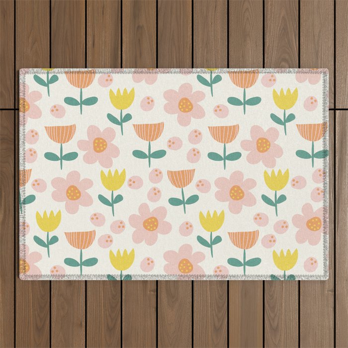 Gabriellaâs Garden Outdoor Rug Gallery Image 1