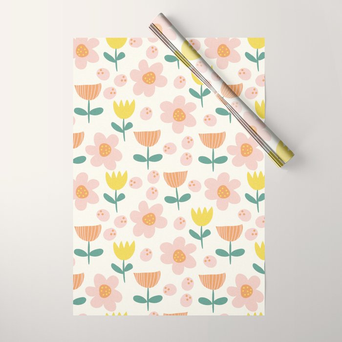 Gabriellaâs Garden Wrapping Paper Gallery Image 1