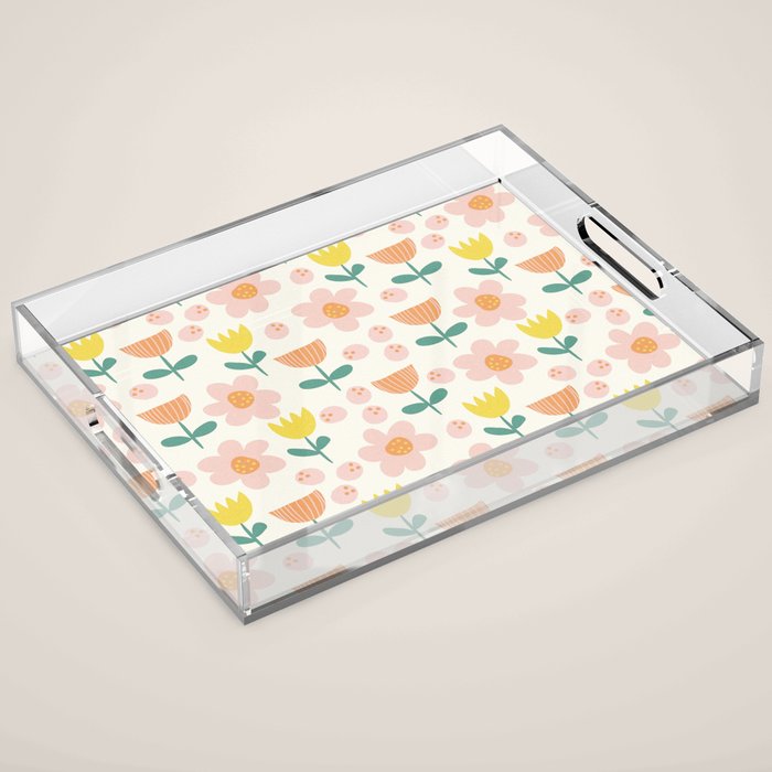 Gabriellaâs Garden Acrylic Tray Gallery Image 1