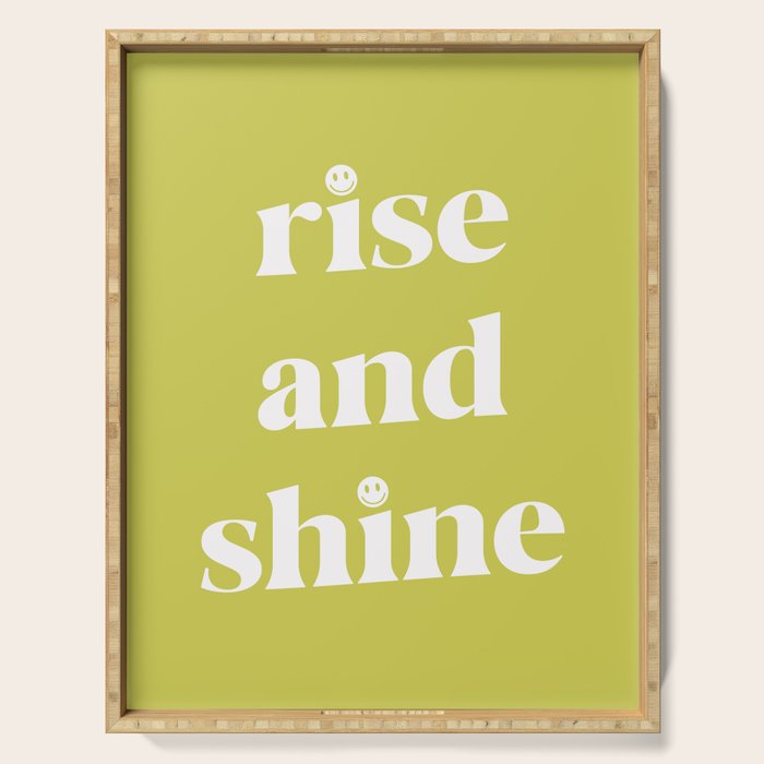 Rise And Shine Lime Serving Tray Gallery Image 1