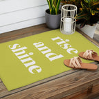 Rise And Shine Lime Outdoor Rug Gallery Image 2