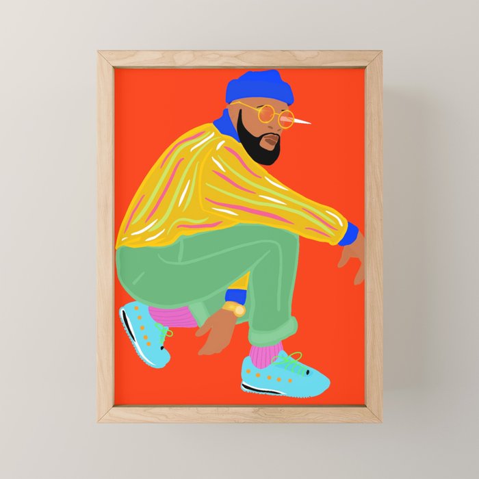 Doing 65 in a 51 Mini Art Print Gallery Image 1