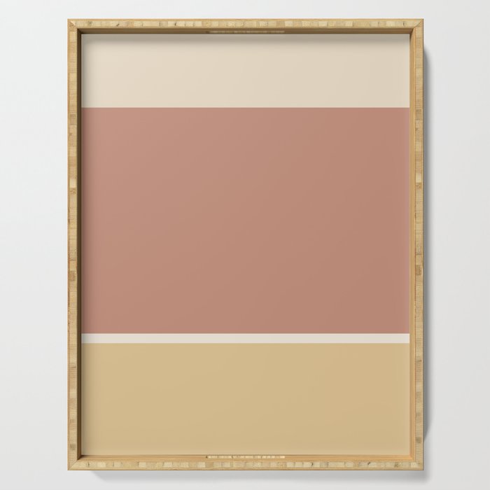 Contemporary Color Block XLII Serving Tray Gallery Image 1