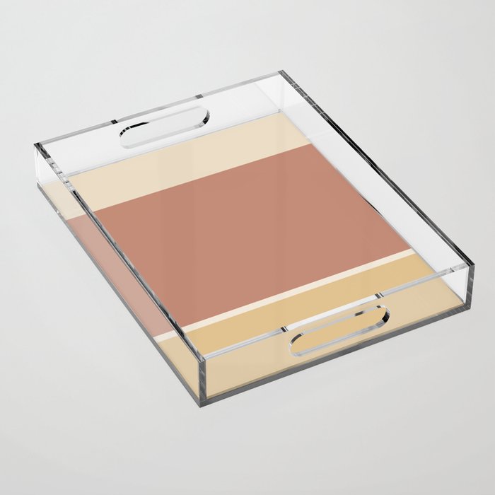 Contemporary Color Block XLII Acrylic Tray Gallery Image 1