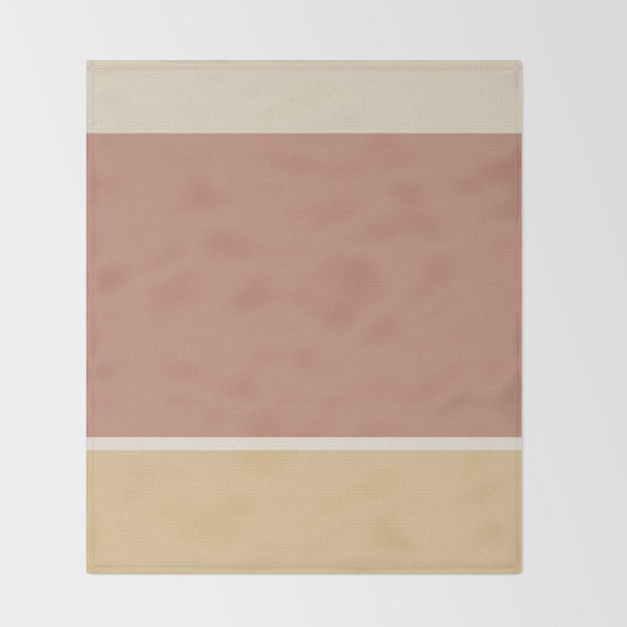 Contemporary Color Block XLII Throw Blanket Gallery Image 2