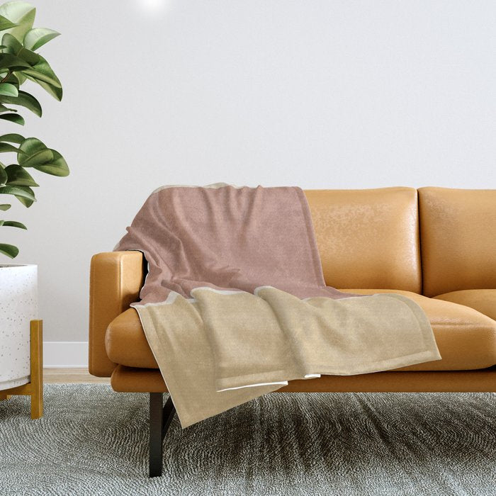 Contemporary Color Block XLII Throw Blanket Gallery Image 1