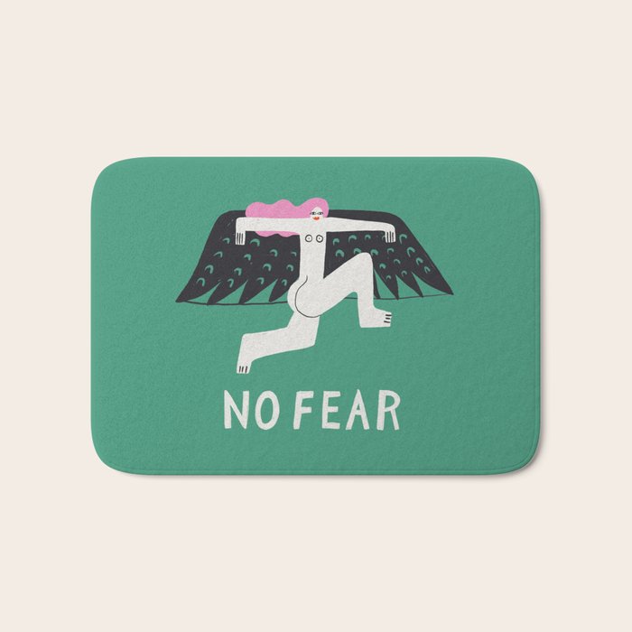 No Fear Bath Mat Gallery Image 1