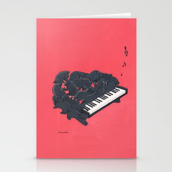 Piano Stationery Card Gallery Image 2