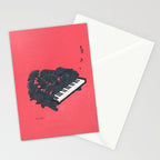Piano Stationery Card Gallery Image 2