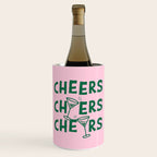 Cheers. Cocktails and Drinks in Forest Green and Pink Wine Chiller Gallery Image 1