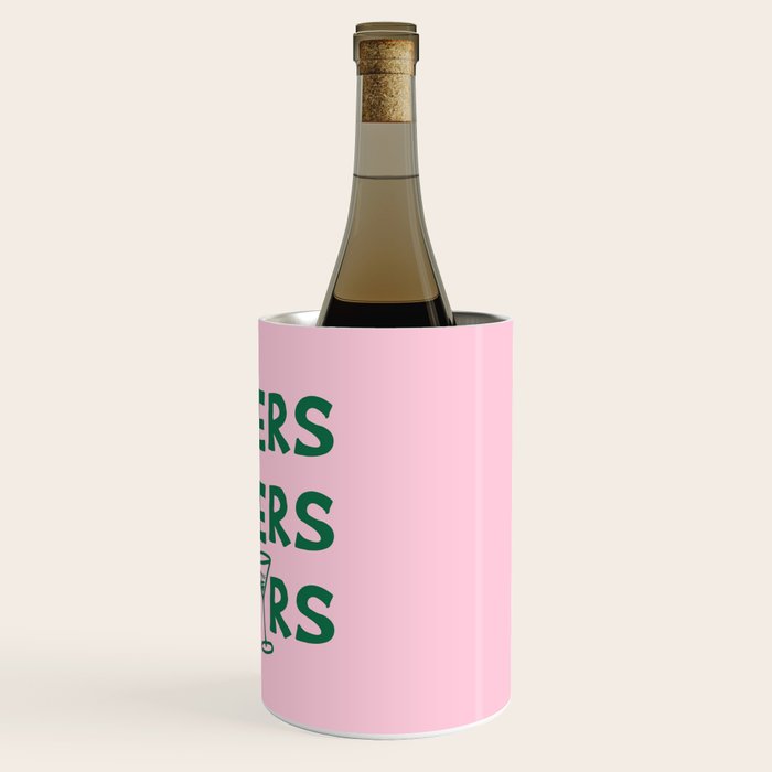 Cheers. Cocktails and Drinks in Forest Green and Pink Wine Chiller Gallery Image 3