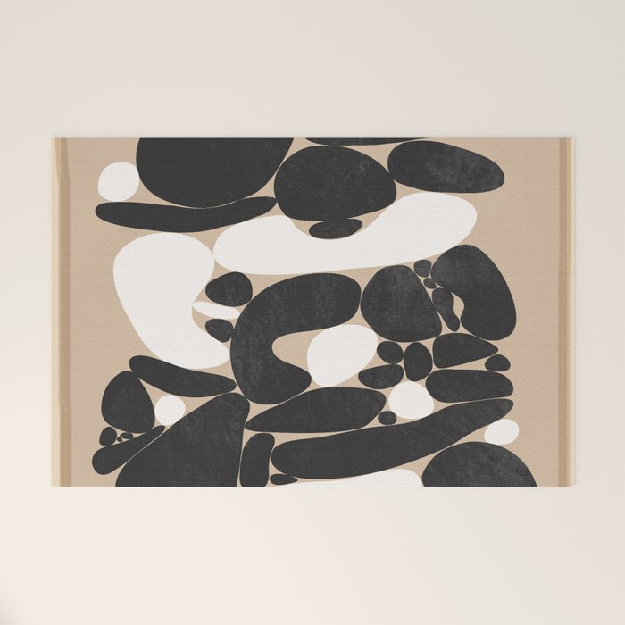 Abstract Pebbles Welcome Mat Gallery Image 1