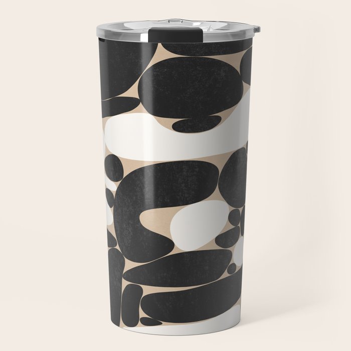 Abstract Pebbles Travel Mug Gallery Image 1