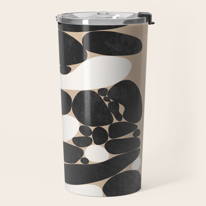 Abstract Pebbles Travel Mug Gallery Image 2