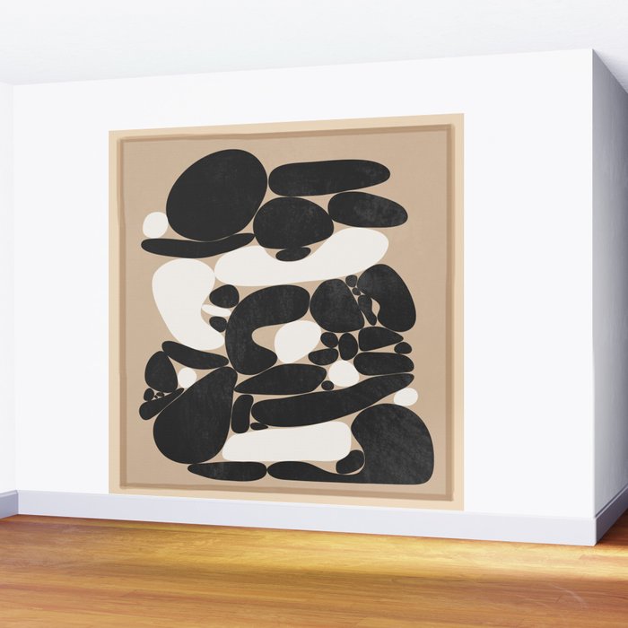 Abstract Pebbles Wall Mural Gallery Image 2