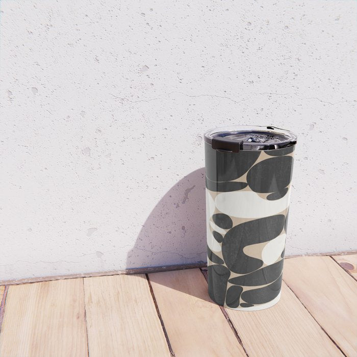 Abstract Pebbles Travel Mug Gallery Image 4