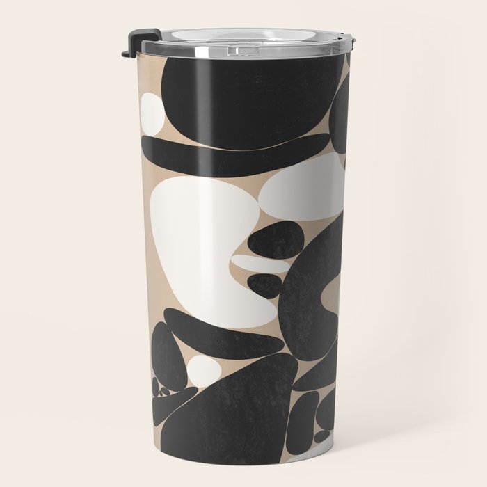 Abstract Pebbles Travel Mug Gallery Image 3