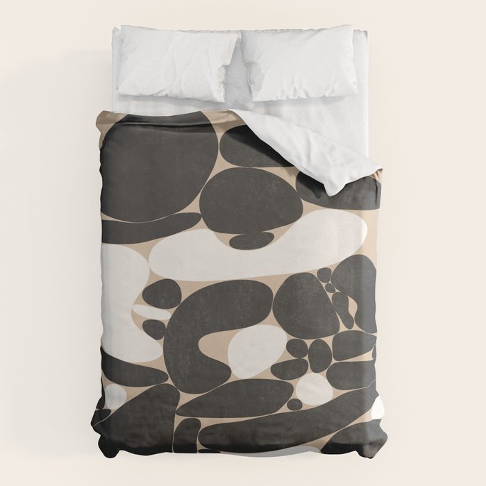 Abstract Pebbles Duvet Cover Gallery Image 1