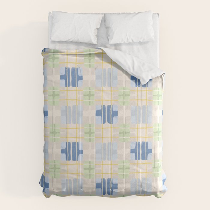 Geo handmade squares Comforter Gallery Image 6