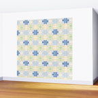 Geo handmade squares Wall Mural Gallery Image 2