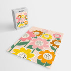 Flowerscape - peach Jigsaw Puzzle Gallery Image 2