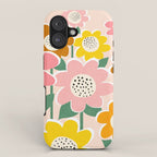 Flowerscape - peach iPhone Case Gallery Image 1