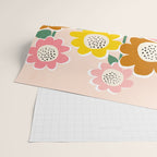 Flowerscape - peach Wrapping Paper Gallery Image 2